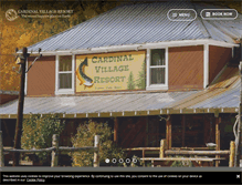 Tablet Screenshot of cardinalvillageresort.com